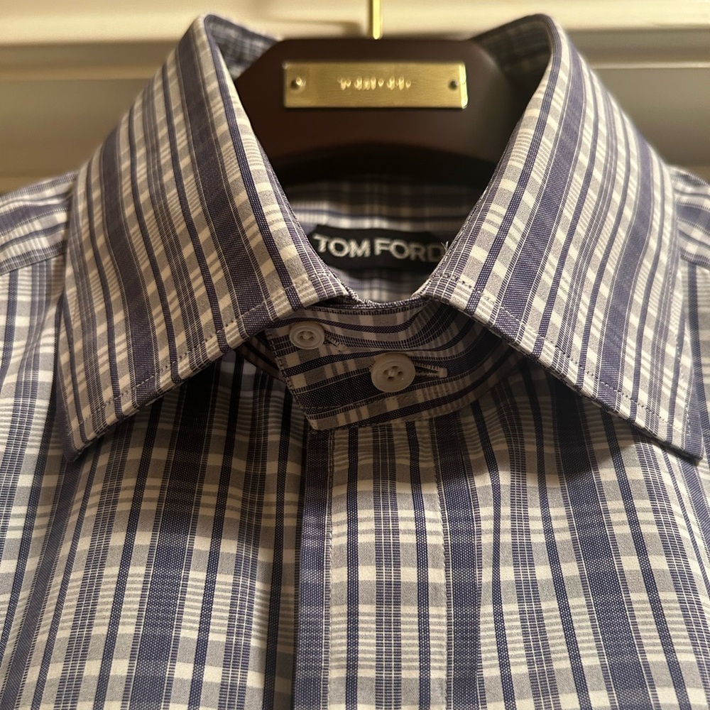 Tom Ford Plaid Check Shirt